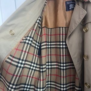 VINTAGE BURBERRY COAT w liner